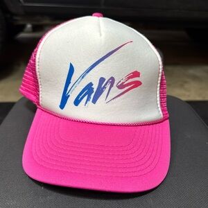 Vintage Vans Pink Trucker Hat
